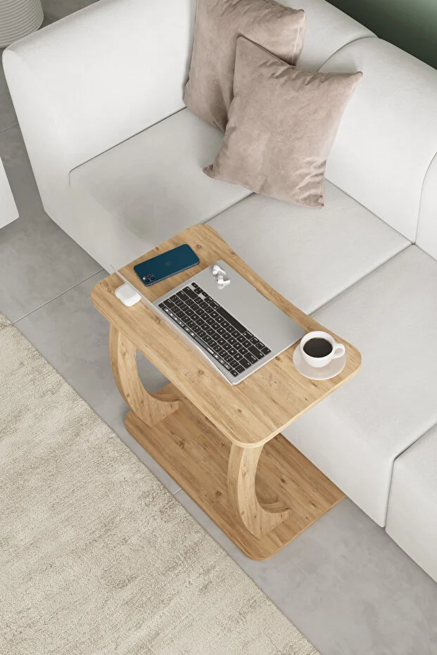 C Ayaklı Laptop Sehpası, Koltuk Sehpası, Kahvaltı Masası, Çalışma Sehpası